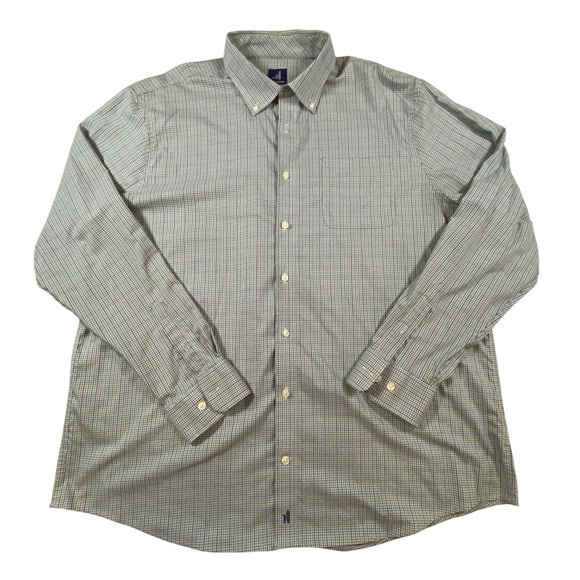 Johnnie O Other - Johnnie O Prep Performance‎ Plaid Button Down Shirt Men's XXL Long Sleeve